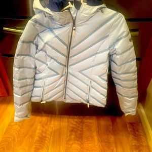 Woman’s size 8 light blue Obermeyer ski jacket